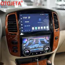 10-дюймовый Android авто мультимедийный плеер, экран климат-контроля, GPS Carplay для Lexus LX470 2003-2007 для Toyota Land Cruiser LC100