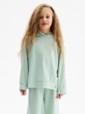 Толстовка детская MINAKU, оливковая, рост 158 см