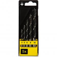 Набор сверл по дереву Набор сверл (5 шт, 4-10 мм) по дереву D.BOR 180005404D