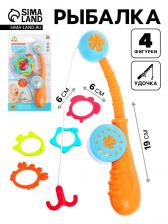 Рыбалка для малышей «Первый улов», удочка, 4 фигурки