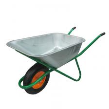 Тачка строительная TOR 113ZP 1019514, 100 л, 160 кг, одноколесная, с пневмоколесом