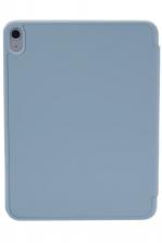 Чехол-книжка для iPad Air 4/5 10.9 3 загиба силиконовый с рамкой Голубой