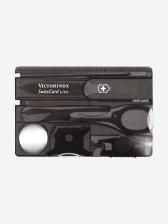 Швейцарская карточка Victorinox SwissCard Lite, 82 мм, 13 функций, Черный