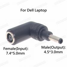 Разъем адаптера питания постоянного тока для HP, Dell, разъем постоянного тока 7,4*5,0 мм, разъем «Мама»-«папа» 4,5*3,0 мм с контактным преобразователем для ноутбука и ноутбука