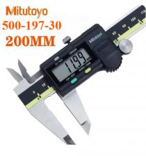 Mitutoyo Absolute Цифровой штангенциркуль 500-193-30 Нержавеющая сталь с батарейным питанием Дюймовый/метрический диапазон 8 дюймов -0,001 дюйма Ручные измерительные инструменты