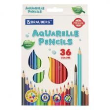 Карандаши цветные Premium, акварельные мягкие, 36 цветов (880551)