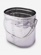 Котелок высокий 6,5 л без крышки Роза ветров, Серебряный