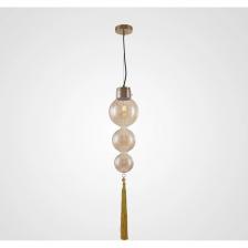 Подвесной светильник IMPERIUMLOFT Heathfield Lighting - Medina Pendant Brown 248524-22 представляет собой стильное и функциональное решение для освещения современных интерьеров. Его подвесной тип крепления и планка обеспечивают надежную установку. Светильник поддерживает лампы накаливания и светодиодные, что позволяет выбрать наиболее подходящий вариант освещения. Цоколь E27 и мощность лампы 60 Вт обеспечивают достаточную яркость для освещения площади до 3 м?. Изготовленный из металла с матовой латунной арматурой и коньячным стеклянным плафоном, светильник отличается современным дизайном. Высота светильника составляет 80 см, а диаметр 17 см, что делает его компактным и удобным для установки в различных помещениях. Защита от пыли и влаги IP20 гарантирует долговечность использования в сухих зонах.