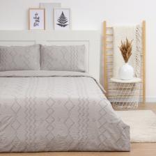 Постельное бельё евро LoveLife Tufting Орнамент, микрофайбер
