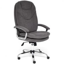 Кресло SOFTY флок , серый, Tetchair LUX 13591
