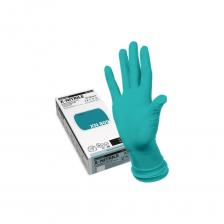 Нитриловые перчатки повышенной прочности, с высоким уровнем защиты от воздействия химически агрессивных сред. Удлиненные для защиты предплечья. Гипоаллергенные за счет отсутствия протеинов латекса и пудры. Текстурированные по всей поверхности для более надежной фиксации инструмента. Повышенная устойчивость к механическим повреждениям и химически агрессивным средам, стойкость к жирам, маслам и смазочным материалам, спиртам, спиртосодержащим веществам и дезинфектантам. Отлично защитят руки при контакте с моющими и агрессивными средами, в том числе растворами кислот и щелочей концентрацией до 20%. Надежность перчаток подтверждена тестами на вирусопроницаемость, химическую устойчивость и механическую прочность в соответствии с Европейскими стандартами. Сертифицированы для контакта с пищей.