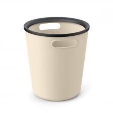 Корзина для мусора Hausmann Folk 10л, цвет бежевый