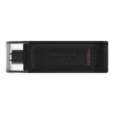 Флэш диск Kingston DataTraveler 70 128GB Type-C USB3.2 Black