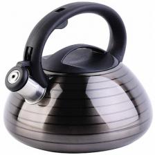 31210 Чайник 3л нерж/сталь со свистком MB (х12) MAYER & BOCH