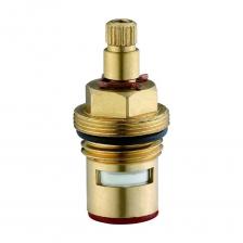 Кран-букса РМС служит для установки в рукоятку вентильного смесителя и обеспечивает плавное открытие и надежное перекрытие воды после использования смесителя. Корпус кран-буксы выполнен из латуни, что придает ей коррозийную стойкость и прочность, а также защищает внутренние керамические пластины от внешнего воздействия. Материал: латунь, керамика Угол поворота:180° Размер: 1/2" Количество шлицов 24 Длина штока 18 мм Вес: 50 г