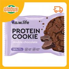 Печенье протеиновое R.A.W. LIFE Protein Cookie двойной шоколад