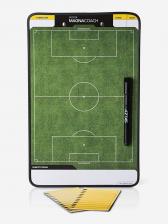 Доска тактическая тренерская для футбола магнитная, двусторонняя SKLZ, Зеленый