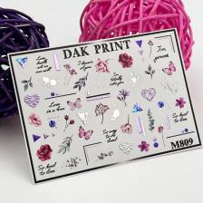 Слайдеры DAK PRINT Слайдер-дизайн для ногтей M809