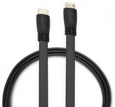 Кабель HDMI - HDMI, 3м, Buro BU-HDMI-FLAT-V1.4-3M