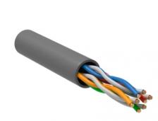 IEK Витая пара U/UTP кат.5E 24AWG 4 пары LSZH 1м серый (305м), BC1-C5E04-121-305-R-G 1 м