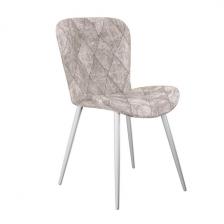 Стул DikLine 303 M02 бежевый, ножки белые арт.00-00073890 Dikline