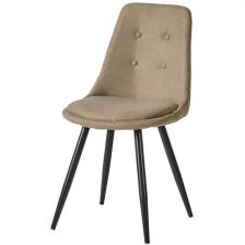 Стул SKY8764 кремовый JJ12-14/PU 679/черный металл ESF SKY8764-Cream-JJ12-14-PU-