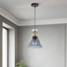 Светильник подвесной Brilliant light XA3338-1 Е27, черный, хром