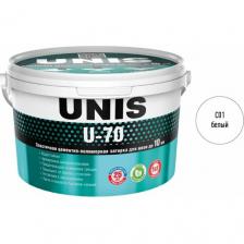 Цементная затирка Unis U-70 белая С01, ведро 2 кг, Цементная затирка