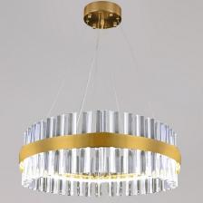 Подвесной светильник хрустальный светодиодный с пультом и диммером Reluce 98011-0.4-400 TB