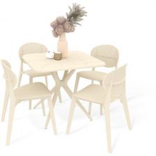 Обеденная группа Sheffilton SHT-DS193 бежевый