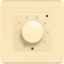 Терморегулятор ЭргоЛайт ТР-03 Инспирия бежевый, с выносным датчиком, встраиваемый, для рамок Legrand Inspiria
