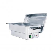 Чафинг диш мармит Viatto ZCK100S 52938 электрический, на 1 гастроемкость 1/1 GN, нержавеющая сталь, 1,6 кВт, 220В, 8.65 кг. В комплекте 1 гастроемкость 1/1 GN. Чафинг-диш VIATTO ZCK100S - небольшой настольный электрический мармит, предназначен для сохранения в горячем состоянии различных блюд. Используется для организации шведских столов на банкетах, фуршетах, в отелях и ресторанах. Оснащен термостатом и защитой от перегрева. Съемная крышка. Изготовлен из нержавеющей стали.