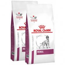 Сухой корм ROYAL CANIN RENAL RF14 для взрослых собак при хронической почечной недостаточности (2 кг + 2 кг)