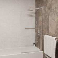 Стеклянная Шторка на ванну RGW SC-02 - это универсальное решение для тех, кто хочет обеспечить максимальный комфорт и безопасность во время принятия ванны. Шторка оснащена высокопрочным стеклом толщиной 8 мм и имеет прозрачную поверхность, позволяющую наслаждаться водными процедурами и сохраняющую привлекательный внешний вид ванной комнаты. Высота стеклянной шторки составляет 1500 мм и она имеет маятниковую конструкцию, позволяющую легко и удобно открывать и закрывать ее. При этом, отличительной особенностью данной модели является наличие покрытия Easy Clean, которое позволяет легко удалять загрязнения и оставлять поверхность стекла в чистоте и блеске. Профиль шторки выполнен из анодированного алюминия цвета хром, что не только обеспечивает привлекательный внешний вид, но и гарантирует высокую устойчивость к коррозии и истиранию. Ресурс эксплуатации данной модели составляет 15 лет, что делает ее надежным и долговечным решением для ванной комнаты. Купить стеклянную шторку на ванну RGW SC-02 можно в официальном интернет-магазине по лучшей цене. Магазин предлагает удобные способы оплаты, быстрый заказ и быструю доставку, что позволяет получить товар в кратчайшие сроки. В каталоге магазина представлены характеристики товара, отзывы покупателей и рейтинг товара, что позволяет выбрать наиболее подходящий вариант. Производитель шторки - компания RGW, которая известна своим высоким качеством и надежностью своих изделий. Она использует только лучшие материалы и технологии, чтобы обеспечить максимальный комфорт и безопасность своих клиентов. Размеры с диапазоном регулировок: 980-1000 мм