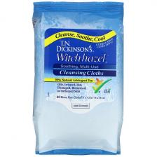 Dickinson Brands Witch Hazel очищающие салфетки 25 салфеток не требующих смывания