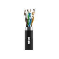 Кабель витая пара NTSS F/UTP 5e 4 пары одножильный 24AWG медь 305м внешний PE черный NTSS-OUT-FTP4-5е-PE-BL