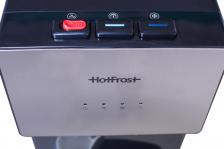 Кулеры, пурифайеры и аксессуары Кулер HOTFROST V400AS, напольный, компрессорный, кнопка, серебристый/черный [120140001]