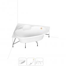 Акриловая ванна Bell Pro производится в размерах от 14095 до 170110 см с лево- и правосторонним разворотом, отлично подходит как для небольших помещений, так и для просторных ванных комнат. Диагональное расположение чаши позволяет эффективно использовать доступное пространство: одновременно иметь увеличенную длину купели для комфортного купания и оптимальный объем для принятия душа. Основа ванн из литьевого акрила — жесткий 4 мм лист полиметилметакрилата (ПММА), который помещают в вакуум-формовочное оборудование и под большим давлением заполняют матрицу будущей ванны. Для максимальной прочности конструкции по всему основанию купели закладывается усиленная плита ДСтП, а внешняя сторона покрывается смесью полимера с отвердителем и ровингом. После отверждения в ванне высверливают отверстия для слива-перелива. Сифон-автомат Useful Extras от Wellsee изготовлен из полипропилена высокой термической стойкости и прочности, неуязвим к воздействию агрессивных химических средств. Самоочищающаяся форма и изгибы сифона препятствуют скоплению грязи внутри обвязки и поддерживают высокую пропускную способность — 50 л/мин. Конструкция ванны предполагает установку на поперечные ножки или усиленный металлический каркас с максимальной нагрузкой до 500 кг и предусматривает дополнительную фиксацию к стене. Наличие регулировок на каждой ножке и распорках обеспечивает удобство установки на различных поверхностях.