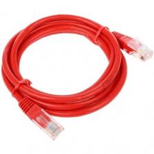 Коммутационные шнуры Cablexpert Патч-корд UTP кат.5, 1.5м, литой, многожильный (красный) [PP12-1.5M/R]