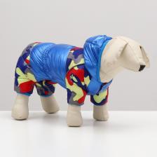 Комбинезон «Волна» с утяжкой, размер 8 (ДС 19 см, ОГ 30, ОГ 22 см), синий