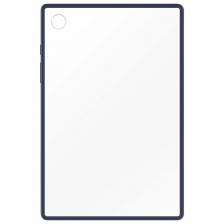 Чехол для планшета Samsung Clear Edge Cover для Galaxy Tab A8, прозрачный, синяя рамка (EF-QX200TNEGRU)
