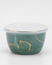 Тарелки Миска с крышкой &laquo;Мрамор&raquo;, 1,7 л
