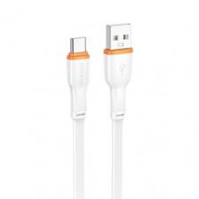 Кабель Borofone BX118 Esplendido USB to Type-C, 3A, 1м белый