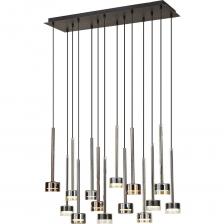 Вариации подвесных светильников Tonic не оставят равнодушным никого. Интерьерные пространства с этой элегантной коллекцией выглядят всегда актуальными и изящными. Разнообразие по формам всегда черных платформ также является предметом дизайна. Количество подвесов может быть от одного до четырнадцати, в зависимости от объема пространства, где они висят. Лаконично законченные вытянутые цилиндрические трубки, в которые спрятана часть проводов и двойные цилиндрические плафоны придают также утонченную статичность образу. А градация цвета от дымчатого до бронзового стекла позволяет вписывать светильник в любые интерьеры как теплого, так и холодного колорита. Ими могут быть пространства гостиных, спален, прихожих, лестничные холлы, кухни-столовые, барные стойки, зоны рецепции в общественных интерьерах и залы ресторанов.