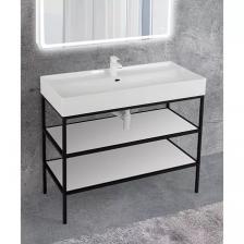 Консоль напольная Cezares Cadro 120х73 черная