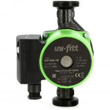 Uni-Fitt Насос циркуляционный энергоэффективный ECP 32/40 180 с гайками предназначен для создания принудительной циркуляции теплоносителя в открытых и закрытых системах отопления зданий и сооружений любого назначения с возможностью постоянной адаптации напора к текущим нуждам системы. В качестве рабочей среды может использоваться вода и гликолесодержащие (до 50%) жидкости, не содержащие агрессивные к материалам насоса добавки и нерастворимые механические примеси. Насос Uni-Fitt ECP оснащен однофазным двигателем с мокрым ротором – его можно подключать в обычную бытовую сеть 220В 50 Гц. Корпус насоса выполняется из чугуна с катафорезным покрытием, ротор – из нержавеющей стали AISI 316, вал – из керамики, рабочее колесо – из полиамида, подшипники – из керамики. Диапазон температур перекачиваемой жидкости – от -10оС до +110оС. Максимальное рабочее давление – 10 бар. Для присоединения к системе отопления используется резьба. Настройка насоса осуществляется с помощью кнопки на крышке клеммной коробки. Вручную можно выбрать работу на одной из трех скоростей. Переключение режимов осуществляется путем последовательного нажатия кнопки настройки. Кнопка светится разным цветом в зависимости от выбранной мощности.