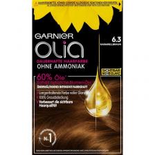 Стойкая краска для волос Окрашивание 6.3 Карамельно-русый Garnier, 1 шт.