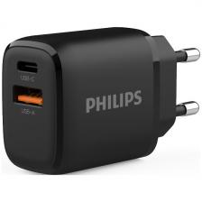СЗУ Philips PD25W+QC3.0, черный (DLP4327CB/70)