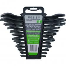 Набор рожковых гаечных ключей Oasis Eco 103011506005 – это комплект инструментов, предназначенных для работы с шестигранными гайками и болтами. В комплекте идут 12 рожковых гаечных ключей с размерами 67, 810, 911, 1012, 1213, 1317, 1415, 1719, 1922, 2224, 2730 и 3032. Практичность в каждой детали. Инструменты изготовлены из высококачественной хромованадиевой стали (CrV) с твёрдостью 45 HRC, благодаря чему выдерживает значительные нагрузки. Фосфатированное покрытие служит барьером для коррозии и износа при контакте с влагой, химическими веществами или при резком изменении температуры. Срок службы не ограничен. Гаечные ключи Oasis – надёжный помощник в любых задачах.