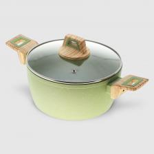 Кастрюля с крышкой Kitchenstar Olive stone 24 см